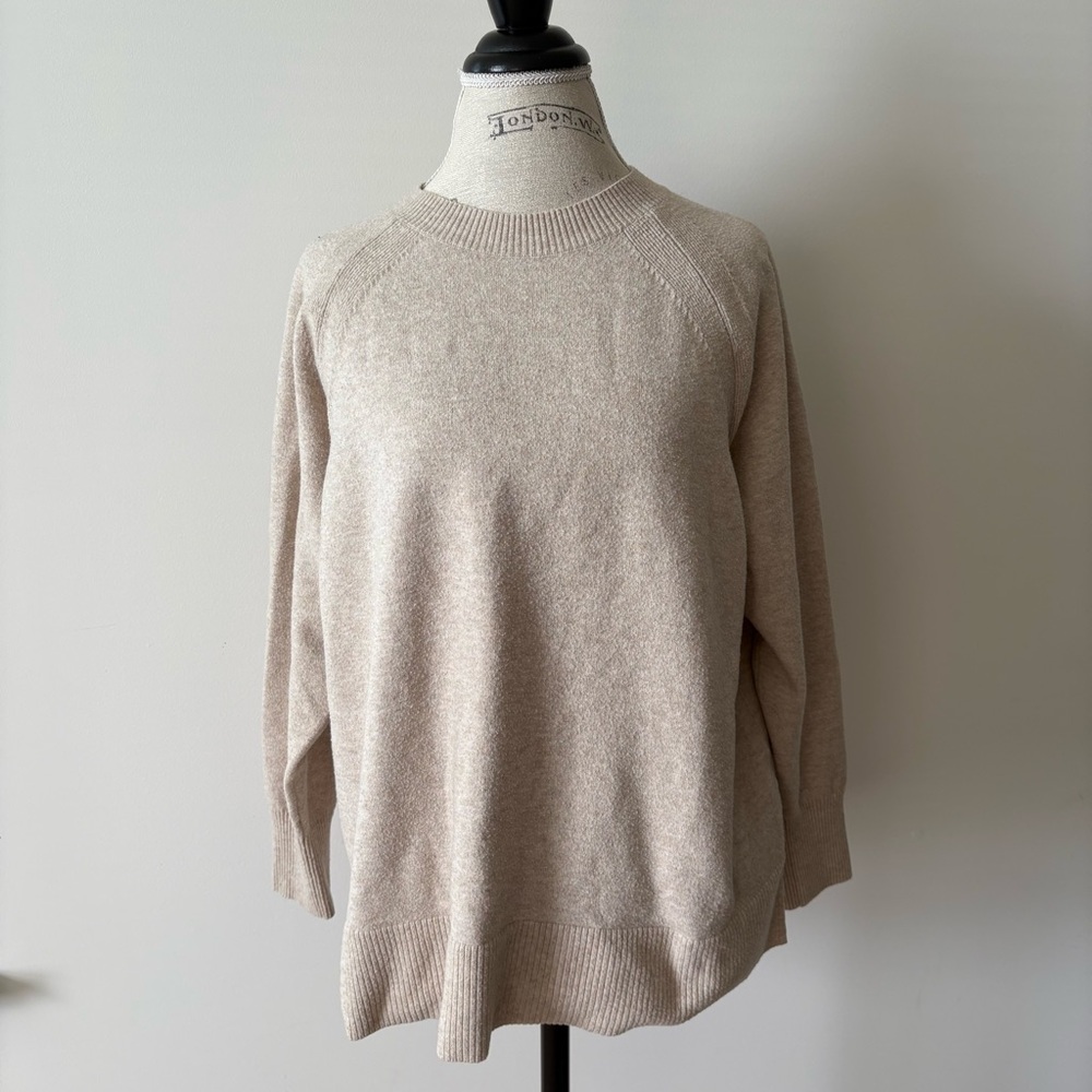 Ava & Viv Beige Knit Sweater